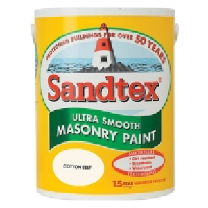 Sandtex Smooth Masonry Paint - Cotton Belt 5L