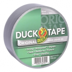 Duck Tape Original Silver 50mm x 25m Twin Pack