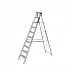 Youngman Industrial Builders 10 Tread Aluminium Stepladder