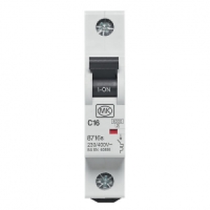 MK Miniature Circuit Breaker (MCB) Single Pole Type C - 16A