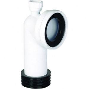 Wickes White 90 Deg Pan Connector with Waste Pipe Connection £13.22