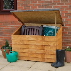Forest Garden Dip Treated Overlap Tool Chest - 4 x 2ft 7 Inch