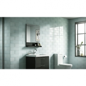 Wickes Soho Green Ceramic Tile 300 x 100mm &pound;25.49