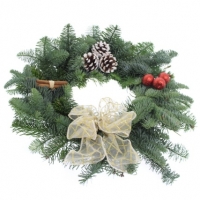 BMStores  Real Christmas Wreath 8 Inch