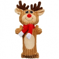 BMStores  Christmas Cruncher Squeaky Dog Toy - Reindeer