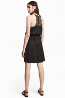 HM   Dress with a lace back