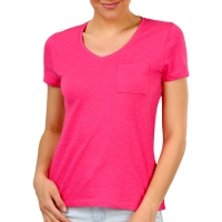 BigW  B Collection Womens Pocket Slub T-Shirt - Pink