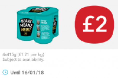 Heinz Baked Beanz £1.49