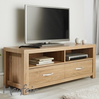 HomeBargains  Mayfair Chunky Wooden TV Unit