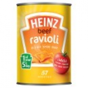 Beef Ravioli in Tomato Sauce £0.50