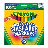 BigW  Crayola 10 Ultra-Clean Washable Markers