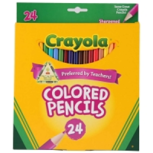 Crayola Coloured Pencils 24 Pack &pound;4.00