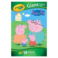 BigW  Crayola Giant Coloring Pages - Peppa Pig