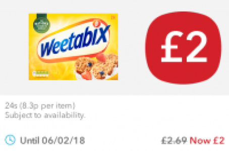 Weetabix Biscuits £2.00