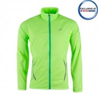 InterSport Pro Touch Mens Ravian UX Full Zip Green Running Jacket