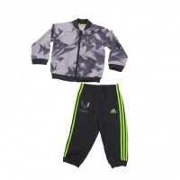 InterSport Adidas Infants Messi Mini-Me Black Tracksuit