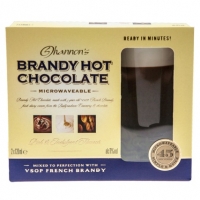 BMStores  Shannons Brandy Hot Chocolate Gift Set 2 x 120ml