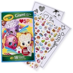 Crayola Giant Colouring Pages - Shopkins £6.00
