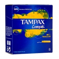 Poundland  Tampax Compak Regular 8 Pack