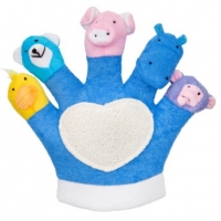 Poundland  Kids Bath Glove With Animal Fingers