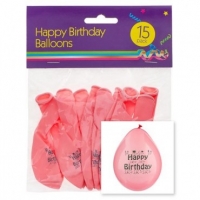 Poundland  Pink Balloons