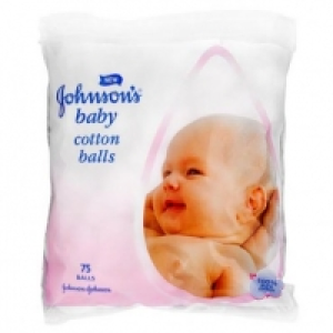 Poundland  Johnsons Cotton Wool Balls, 75 Pack