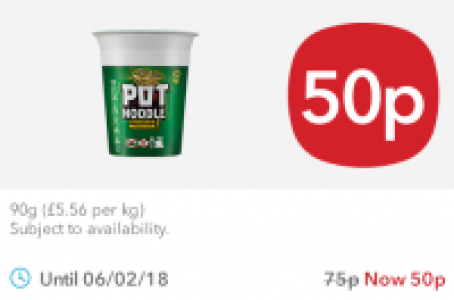Pot Noodle £5.56