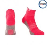InterSport Pro Touch Adults Bjubljana UX 3 Pack Running Red Socks