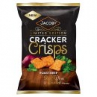 Asda Jacobs Limited Edition Cracker Crisps Roast Beef Red Wine & Shallot