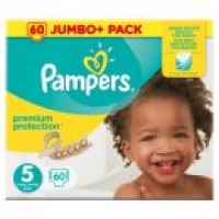 Asda Pampers Premium Protection Size 5 Nappies