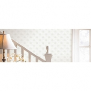 Shell Blown Wallpaper - White &pound;1.49