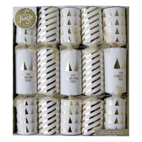 QDStores  10 Deluxe Crackers - Oh Christmas Tree