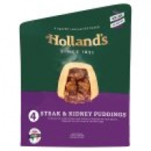 4 Steak & Kidney Puddings £2.50