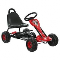 Halfords  Kids Go Kart - Black & Red
