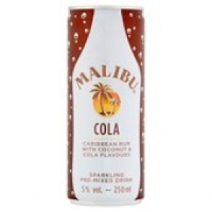 Malibu Caribbean Rum with Coconut & Cola &pound;1.87