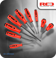 InExcess  Red Pro Tools Screwdriver Set - 9 Pieces