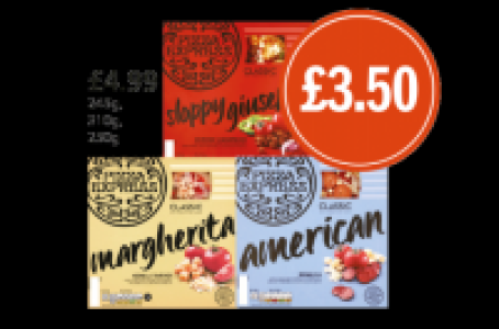Pizza Express Margherita, American, Sloppy Giuseppe £3.50