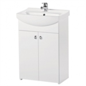 Homebase Bartley Estilo Bartley Vanity Unit with Basin - 50cm - Takeaway