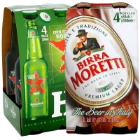 Filco  Heineken/Birra Moretti: 4x330ml