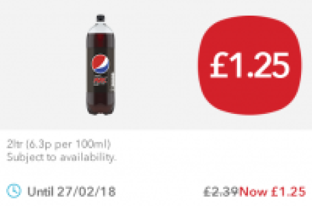 Pepsi £1.25