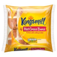Iceland  Kingsmill 4 Hot Cross Buns
