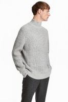 HM   Knitted turtleneck jumper