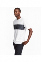 HM   Block-patterned T-shirt