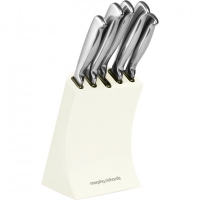 JTF  Morphy Richards Accents Knife Block Crm 5 Piece