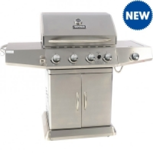 Rhyno 4 Burner Gas BBQ & Side Burner S Steel £298.80