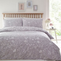Debenhams  Home Collection Basics - Grey Florence bedding set