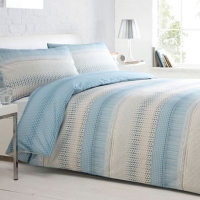Debenhams  Home Collection Basics - Aqua Maddison bedding set