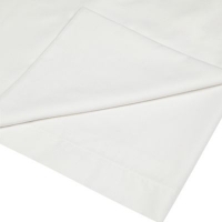 Debenhams  Home Collection - White cotton rich percale flat sheet