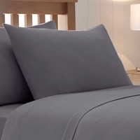 Debenhams  Home Collection - Grey brushed cotton flannelette 200 thread