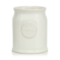 Debenhams  At home with Ashley Thomas - Cream ceramic utensils jar
